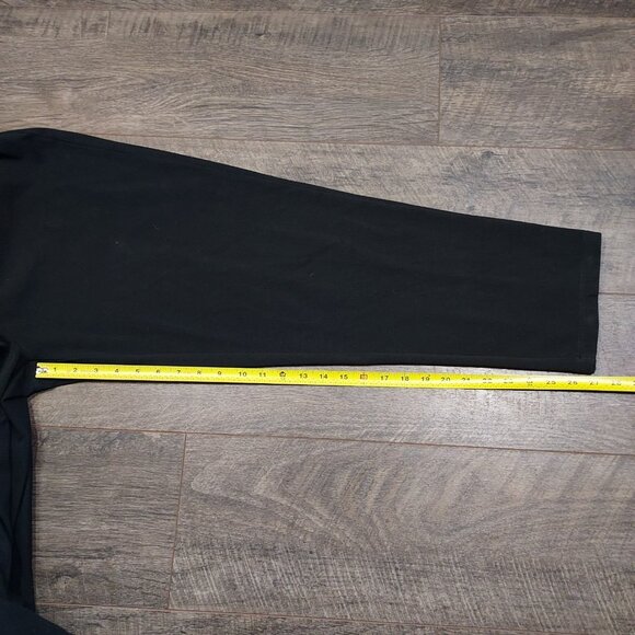 Pant Suite Drapers & Damons Black Button Shacket Size 1X Multi Colored Buttons - Picture 11 of 16